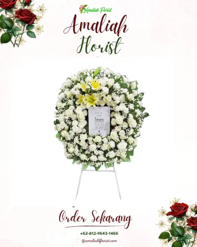 Krans Bunga Duka Cita di Sindangjaya